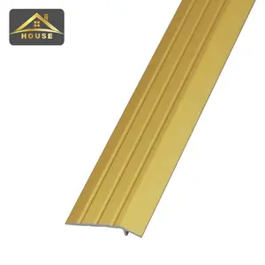 Perfil <span class=keywords><strong>de</strong></span> Transición <span class=keywords><strong>para</strong></span> Pisos <span class=keywords><strong>de</strong></span> Aluminio con Acabado Metálico Decorativo, Económico, al por Mayor - Product Image 5
