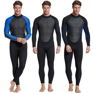 Traje de neopreno largo para hombre, con cremallera trasera, al por mayor - Product Image 3
