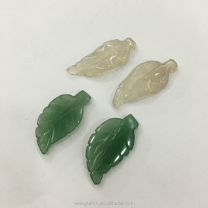 Suministro mezcla piedra hoja forma colgante - Product Image 3