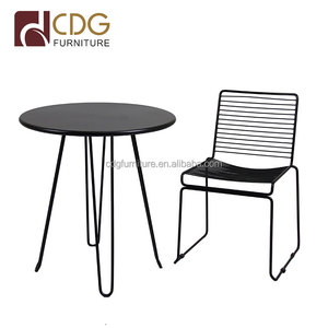 Commerce extérieur heavy duty style fer table à repasser avec vintage coloré en aluminium chaises empilables - Product Image 6