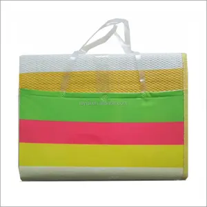 Camping/beach/picnic Weave Foldable Mat Pp Tube Mat Hiking Rectangular Polypropylene AIYISI CN;ZHE 100% Polypropylene