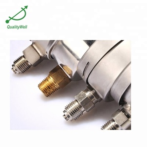 China Bayonet Bezel Mini Air Oil <strong>Filled</strong> <strong>Pressure</strong> <strong>Gauge</strong> - Product Image 2