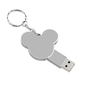 Fashion Animal USB Flash Drive pen drive 16GB 32GB memory stick mini gift metal pendrive u disk lovely hot sale