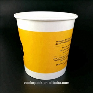 16oz 500ml personalizzato doppio PE freddo frozen yogurt gelato tazza di carta calda tazza di zuppa di ciotola contenitore con la carta coperchio - Product Image 3
