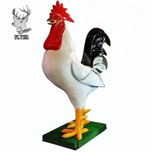 Estatua de Gallo Grande de Fibra de Vidrio para Exteriores <span class=keywords><strong>en</strong></span> Venta - Product Image 4
