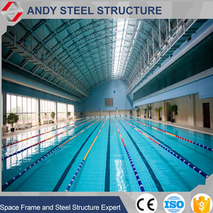 Tetto a telaio spaziale in acciaio ad alta resistenza per piscine e capannoni di stoccaggio, prodotto da fabbrica cinese di strutture in acciaio - Product Image 5