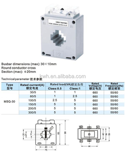 Msq-30 CT Core <span class=keywords><strong>grâce</strong></span> transformateur <span class=keywords><strong>de</strong></span> courant pour d'énergie électrique mètres - Product Image 2