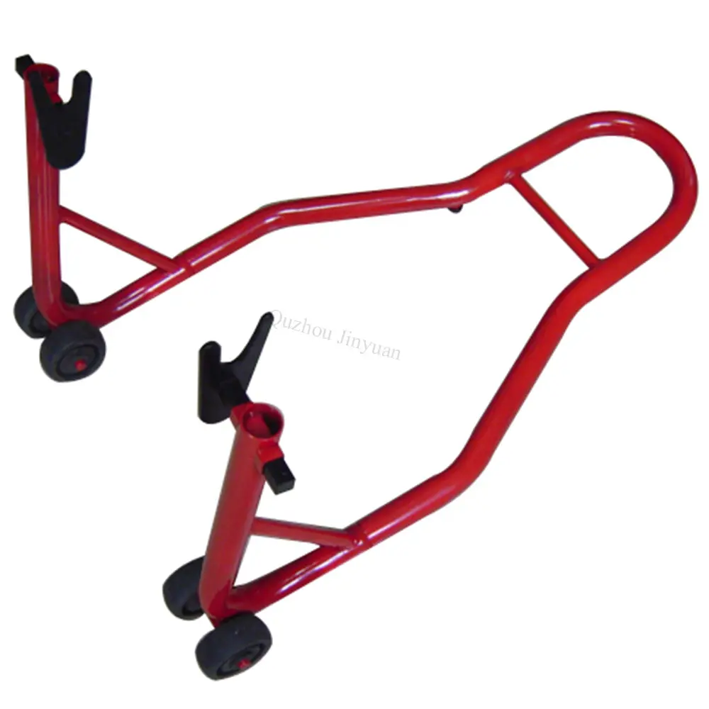 Universal Motorrad Paddock Stand für Vorne Hinten Rad, heißer Verkauf in Euro Markt Motorrad Lift Stand/Bike Lift JYS-002