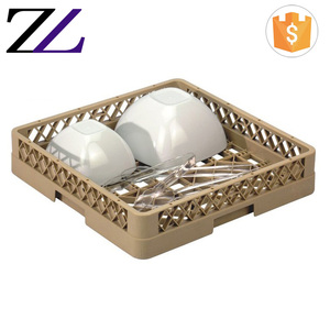 High Quality Stainless Steel Kitchen Equipment Buffet Utensils Ware <strong>Flat</strong> <strong>Cart</strong> Moving Wheels Trolley Handle Glass Rack Dolly - Product Image 5