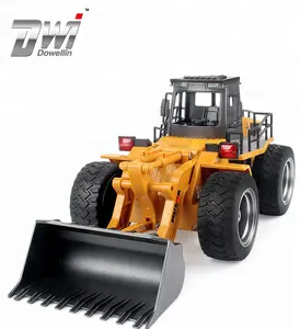 DWI Dowellin Xe Tải Hợp Kim Xe Ủi Đất Điều Khiển Từ Xa 6 Kênh 1520 Huina Đồ Chơi Giá Rẻ