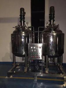 200 litri in acciaio inox doppio rivestito riscaldamento di raffreddamento e serbatoio di miscelazione con agitatore - Product Image 3