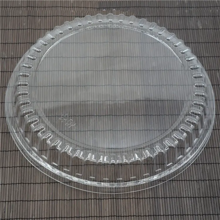 SM1-2103Gloden Wegwerp Plastic Clear Sushi Groente Vlees Lade Met Deksel PS