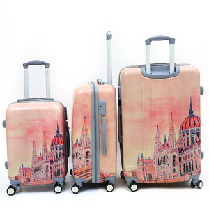 หลายสีพิมพ์ Spinner ล้อ ABS PC กระเป๋าเดินทางชุด - Product Image 4