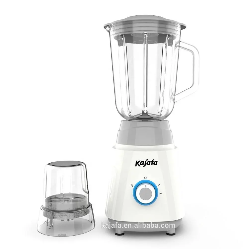 Tafel Blender 400W Glas Kruik En Grind Cup Hoge Snelheden 2 In 1 Blender Mixeur Licuadora Met Mixer