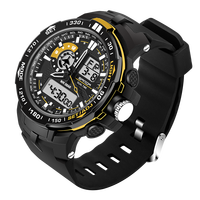 Montre à quartz japonaise PC21, fond en acier inoxydable, résistante à l'eau 3ATM, montres Sanda