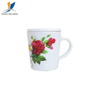 Melamine Cup with lid cups plastic