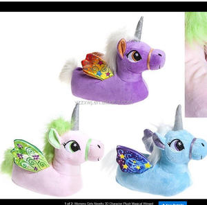 Nuove donne ragazze novità personaggio 3D <span class=keywords><strong>peluche</strong></span> unicorno animale pantofole signore carino animale pantofole <span class=keywords><strong>peluche</strong></span> animale anatra pantofole - Product Image 5