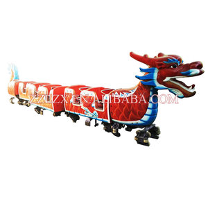 En fiber de verre et acier de bonne qualité fait glisser coaster dragon comme suivre trajet en train avec 16 sièges pour vente - Product Image 1