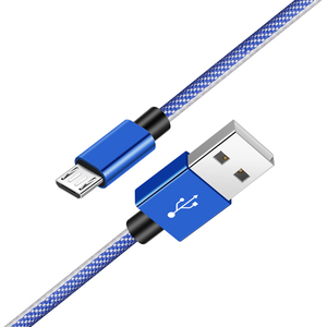 Câble de chargeur de données micro usb tressé Offres Spéciales 2.4A V8 <span class=keywords><strong>pour</strong></span> <span class=keywords><strong>accessoires</strong></span> de <span class=keywords><strong>téléphone</strong></span> mobile intelligent Android - Product Image 2
