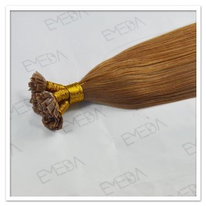 pré collé extensions remy plats fusion de tressage de cheveux humains - Product Image 5