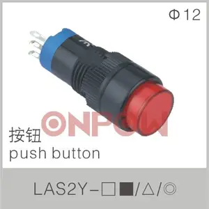 Rond LAS2 push button switch ( pousser l'interrupteur, Bouton - poussoir électrique )