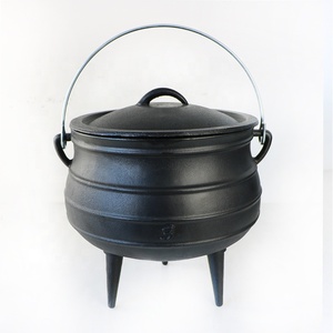 Önceden deneyimli güveç tenceresi 3 bacaklı Pot güney afrika Potjie Pot dökme demir su ısıtıcısı 3 #7.8Litre - Product Image 2