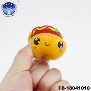 Fineser Squishy Slow Rising simulation hot dog, scented cream hand soft toy stress reliever, focus, - Product Image 3