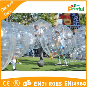 Effacer 1.0 MM epaisseur PVC gonflable copain ventre boule de butoir, Gonflable balle bulle de football - Product Image 5