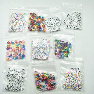 도매 알파벳 비즈 스퀘어 큐브 편지 비즈 보석 만들기 - Product Image 5