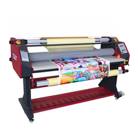 Machine à laminer à chaud et à froid pour bannière en PVC adhésive de 160 cm