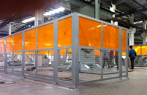 Dimensão personalizada OEM Industrial Alumínio Extrusão Perfil Fence Enclosure - Product Image 5