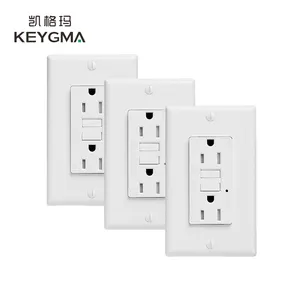 KEYGMA Tamper Resistant Electrical GFCI Duplex Receptacle