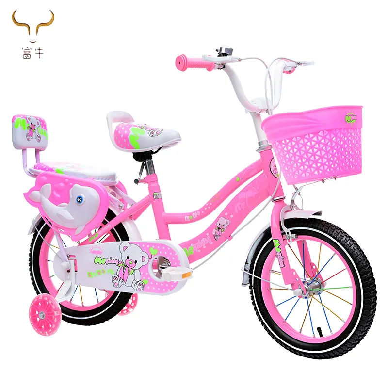 China12 16 18 20 inç çocuk bisikleti pembe renk kız için/ucuz fiyat çocuk bisikleti için 3 yaşında çocuk/ çocuk bisikleti dört tekerlekli