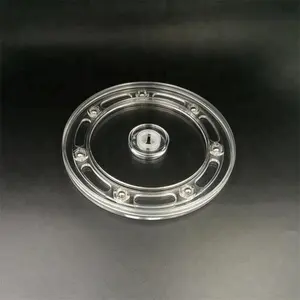 Plastic Crystal 6 Inch Lazy Susan Bearing Swivel Turntable Als-2