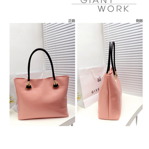 Marca de fábrica de fábrica de las compras en línea Alibaba al por mayor de moda estilo británico señora Tote Oem Negro de cuero - Product Image 4