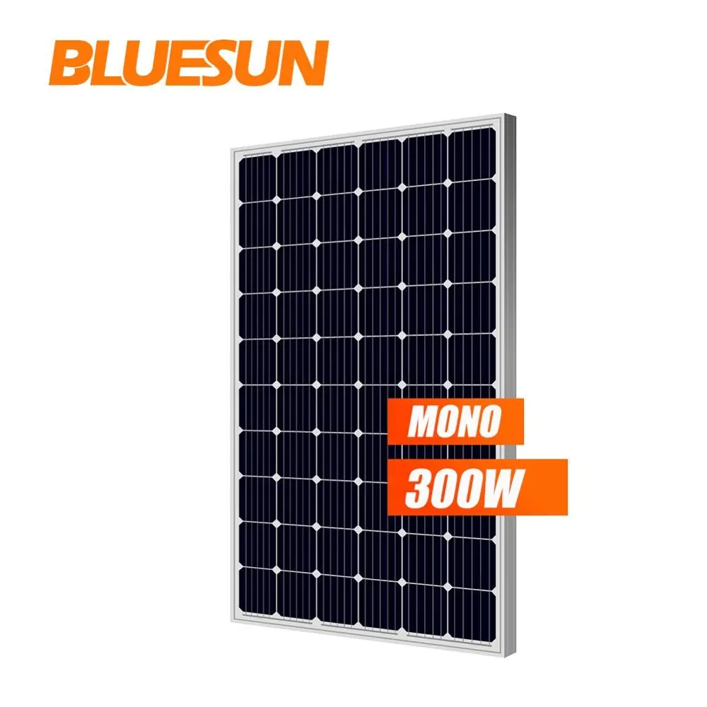 Bluesun mono panneau solaire 280 W 290 W 300 W panneau solaire 280 wp 290 wp 300 wp 5bb cellules