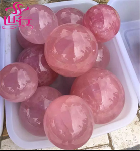 Sfera di Cristallo di Quarzo Rosa Naturale al 100% all'Ingrosso, Sfera di Quarzo Rosa Economica - Product Image 5
