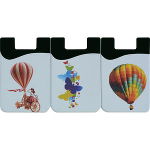 ราคาต่ำซิลิกอนผู้ถือบัตรโทรศัพท์มือถือ,กาวสติกเกอร์โทรศัพท์มือถือผู้ถือบัตรเครดิตที่มีโลโก้ที่กำหนดเอง - Product Image 6