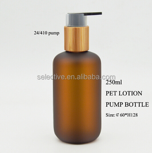 खाली एम्बर 250ml पाले सेओढ़ लिया चीन पीईटी रीसाइक्लिंग प्लास्टिक स्प्रे पैकेजिंग निचोड़ लोशन की बोतल - Product Image 3