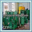 used lubricant oil refinery / waste black oil refining machine