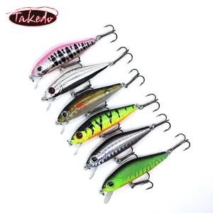 AOCLU wobblers Jerkbait BP55 Sinking 55mm 5.5g Hard Bait VMC hooks Minnow fishing lure