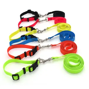 Newest Waterproof Strong Durable Dog Leash running Lead Pet Supplies Collar leash provide sample
