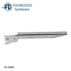 2020 Vente chaude Canal Chrome 15*30mm <span class=keywords><strong>Rectangulaire</strong></span> Tuyau Support de Tube Carré En Métal Droite Supports - Product Image 4