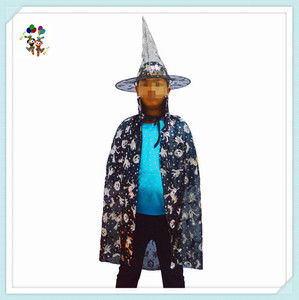 Venta caliente niños Halloween vestido <span class=keywords><strong>de</strong></span> lujo capa gasa bruja disfraz para fiestas y Navidad para niños fábrica - Product Image 2
