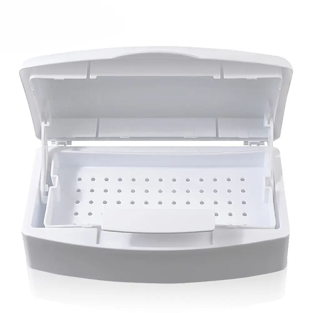 NAIL TALK Professional Plastic Tray Easy Cleaner Autoclave Ultraviolet Nail Sterilizer Disinfection Box