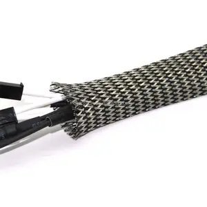 EMI Shielding expandable sleeving /emi braided sleeving for speaker wire