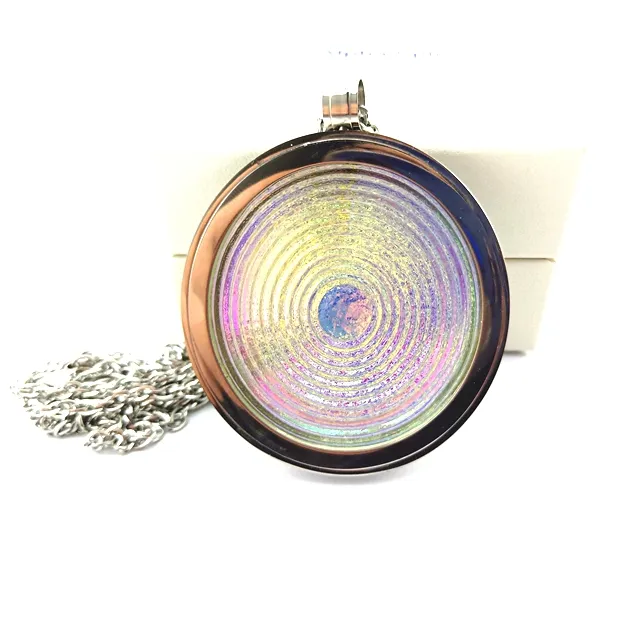 Mini Alpha Spin Pendant Bio Disc Scalar Natural Healthy Energy Pendant