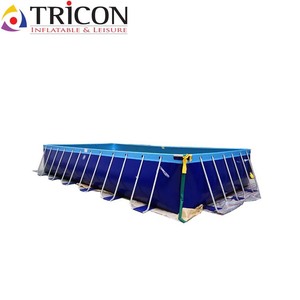 Piscines à cadre métallique au <span class=keywords><strong>meilleur</strong></span> prix, vente chaude, portables, en acier, 0,9 mm, taille personnalisée, modernes, avec échelle/<span class=keywords><strong>pompe</strong></span> 2 - Product Image 2
