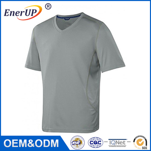 El mejor Precio Del Algodón Llano V Cuello <span class=keywords><strong>T</strong></span> Shirts Hombres Camiseta En Blanco anti-fatiga camiseta De China Fabricante - Product Image 3