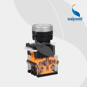 Saip/Saipwell Plástico PBT 24 volts Botão Interruptor APT (LAY50-22D)